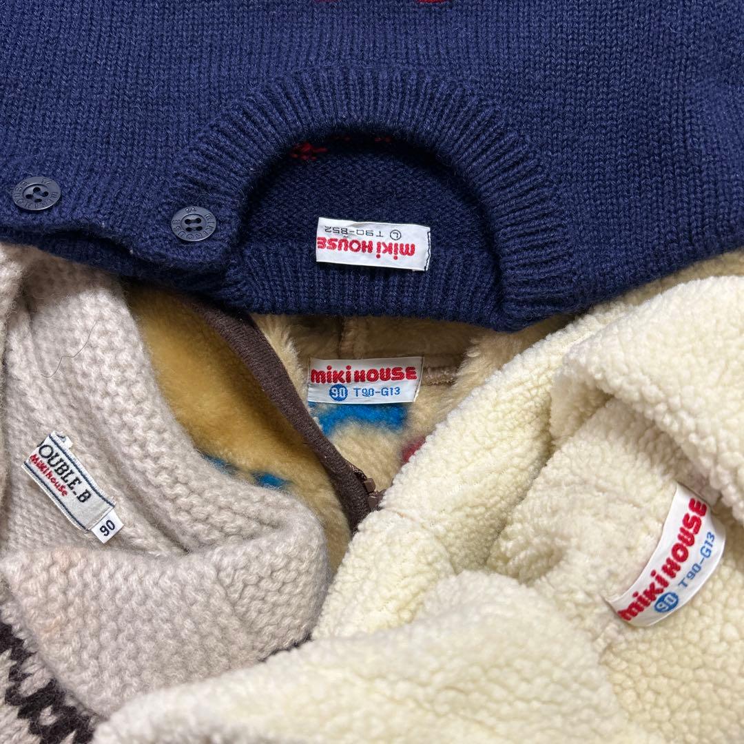 ミキハウス　ダブルビー　90㎝　4点セット