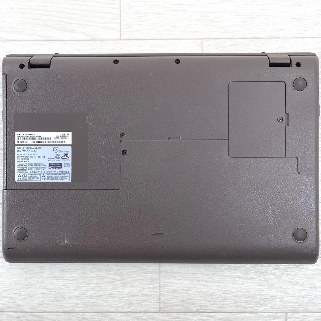 ゆらっと 富士通 第8世代 i7 新品SSD512＋HDD1T メモリ16