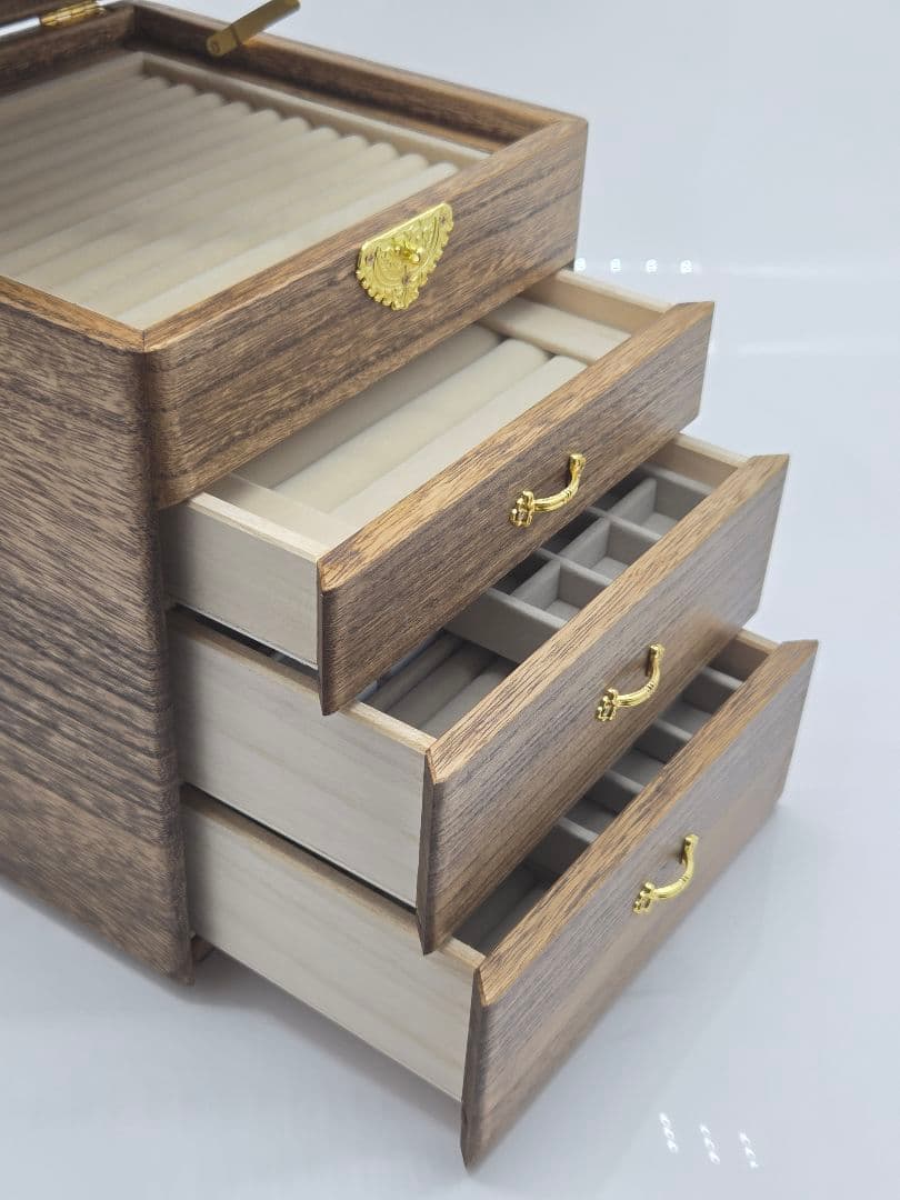 育てるジュエリーボックス、引き出し3段、本体のみ