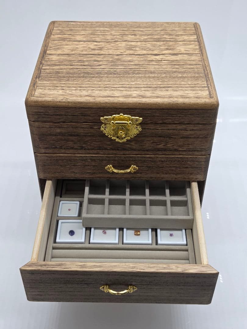 育てるジュエリーボックス、引き出し3段、本体のみ