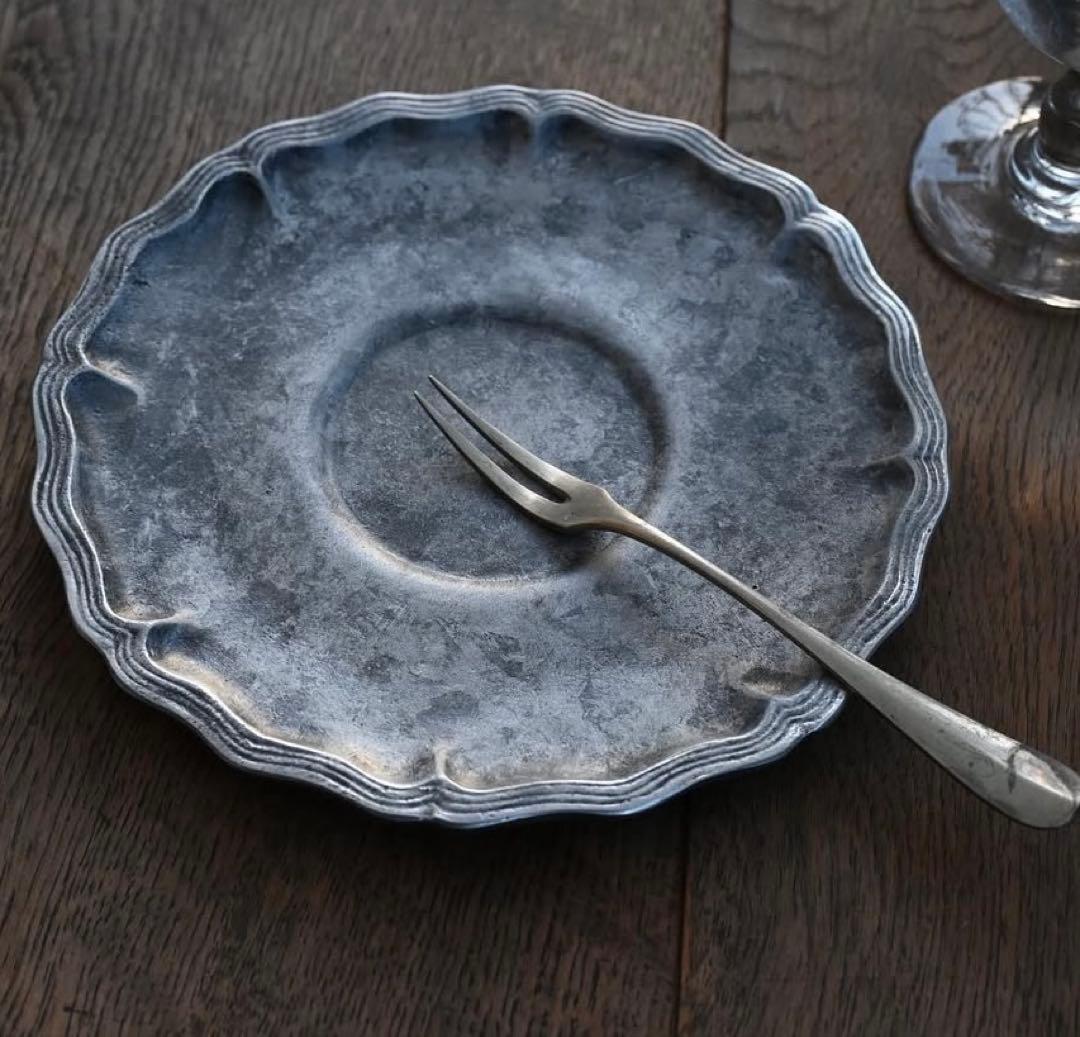 入手困難　co+fe コフェ　花リム　プレート　アスティエ　ハグオーワー雅姫　皿