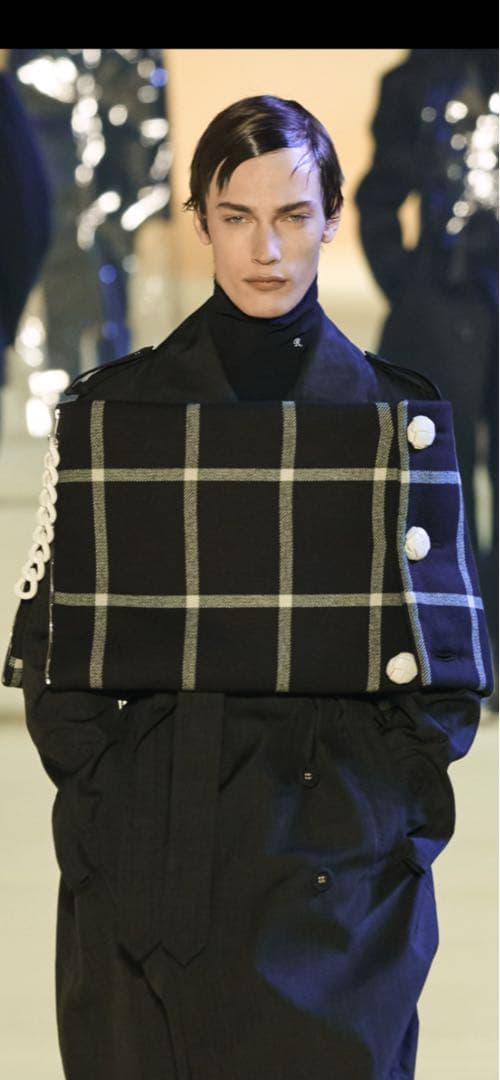 RAF SIMONS ラフシモンズ ショルダー スカーフ 黒