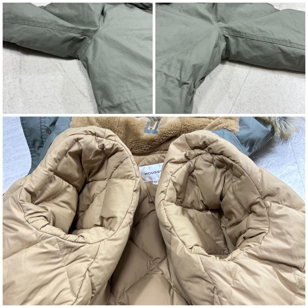 美品【MOUSSY】ミリタリー ダウンコート N2B N3B y2k カーキ