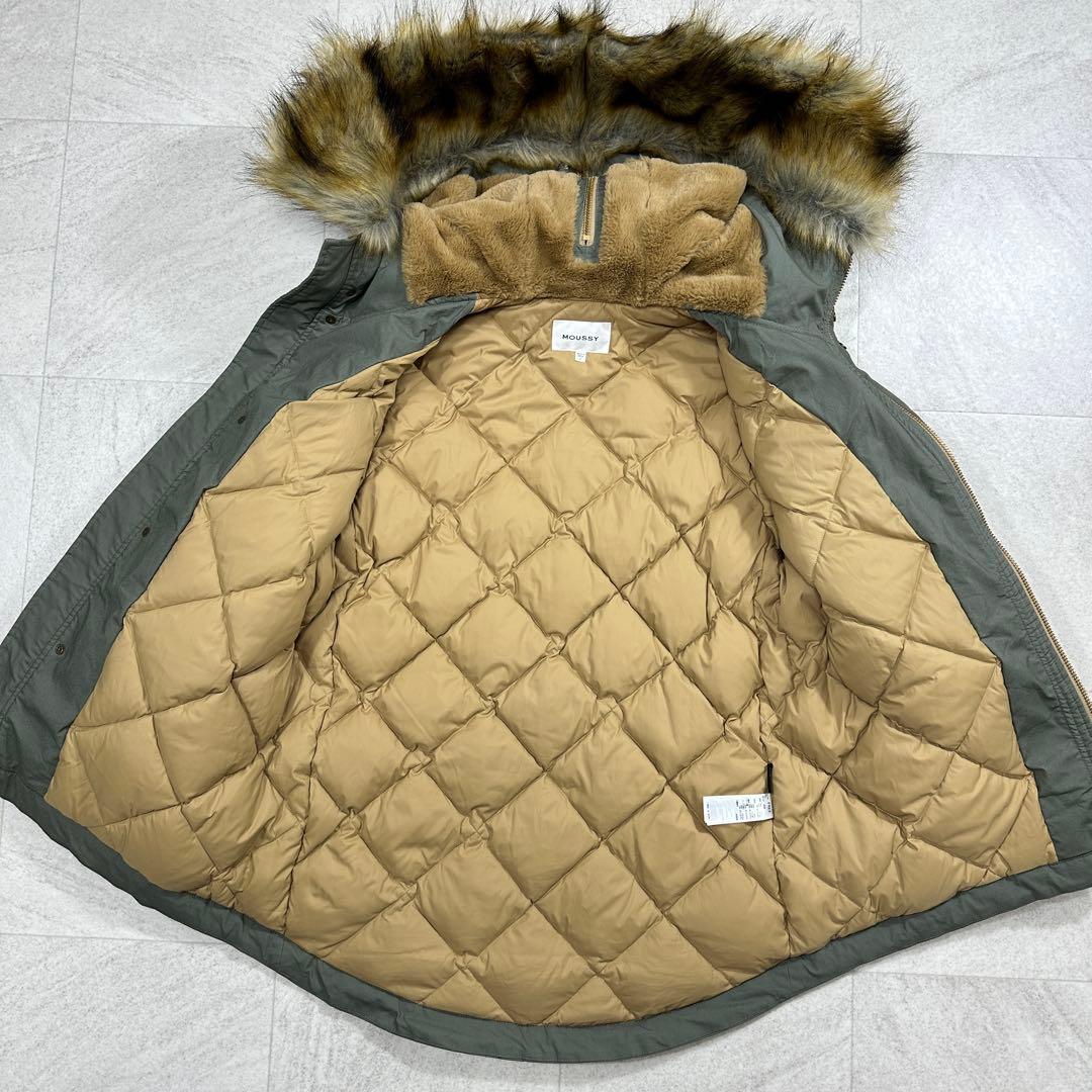 美品【MOUSSY】ミリタリー ダウンコート N2B N3B y2k カーキ