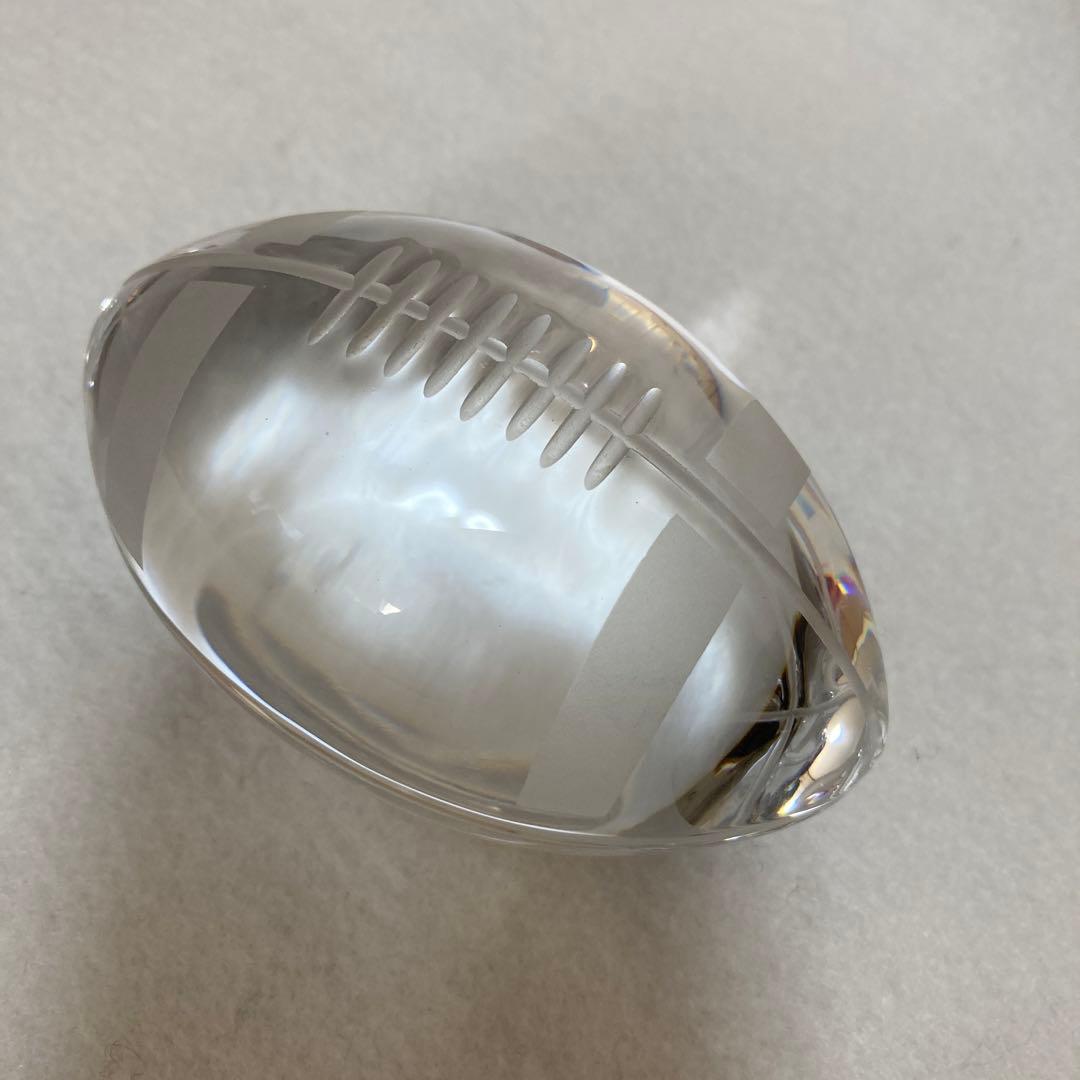 【貴重】クリスタル製　ラグビーボール　ラグビー