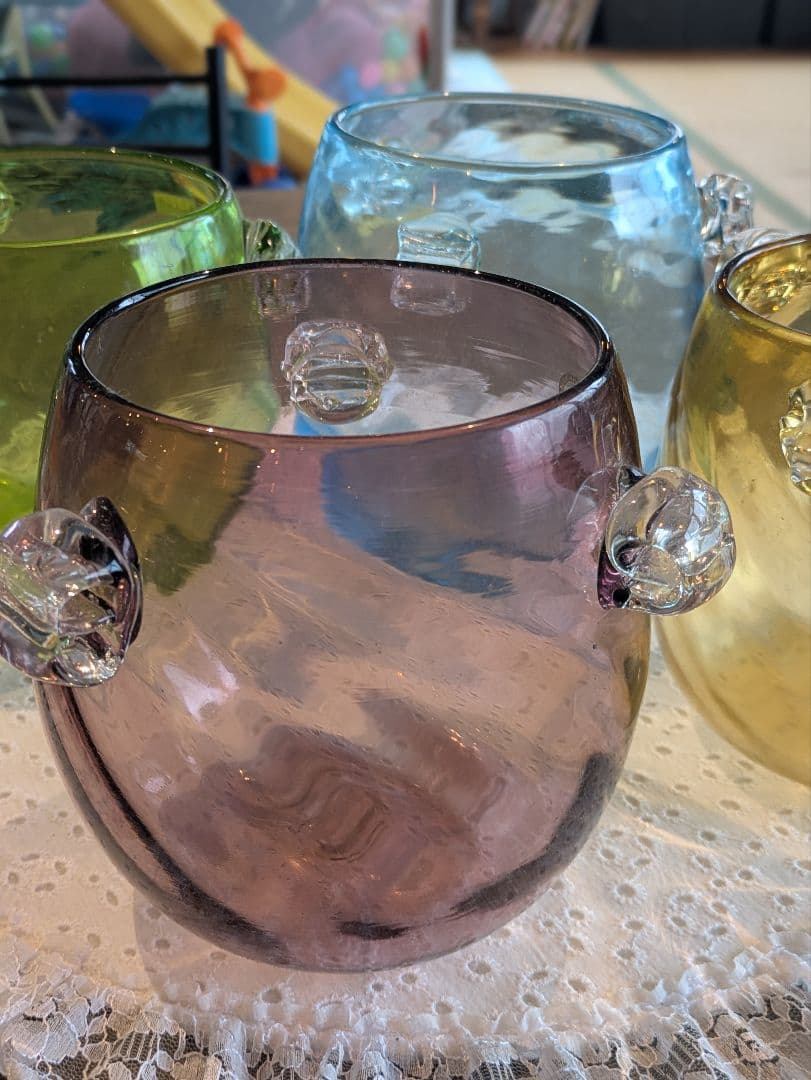 琉球ガラス　ボウル　アイスペール　花瓶　バラ売り可