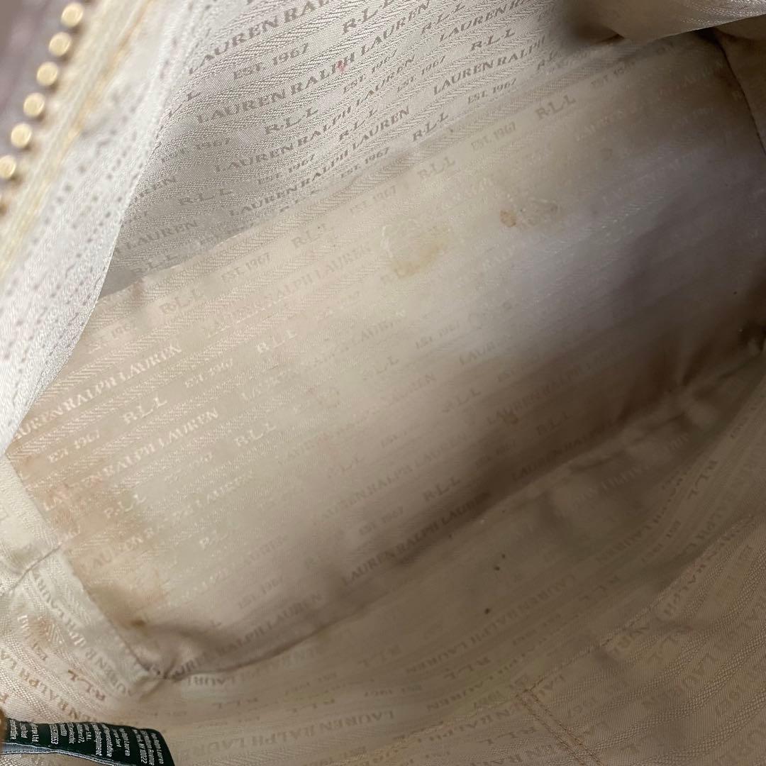 【取置中】ローレンラルフローレン　トートバッグ　レザー　肩掛け　A4収納可