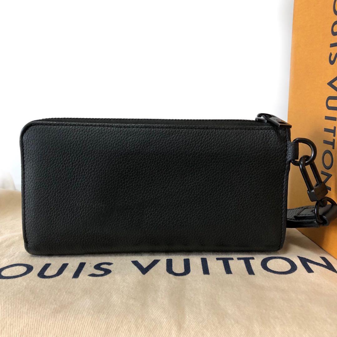 ルイヴィトン　アエログラム　ジッピーウォレット　ノワール　長財布　993