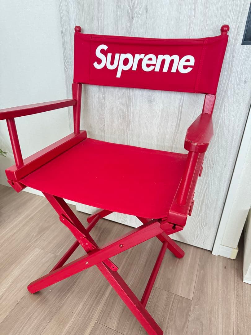 Supreme レッド ディレクターズチェア