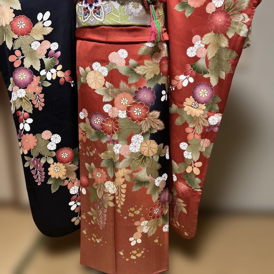 あきママ 振袖　長襦袢の2点セット　身丈166裄69.5