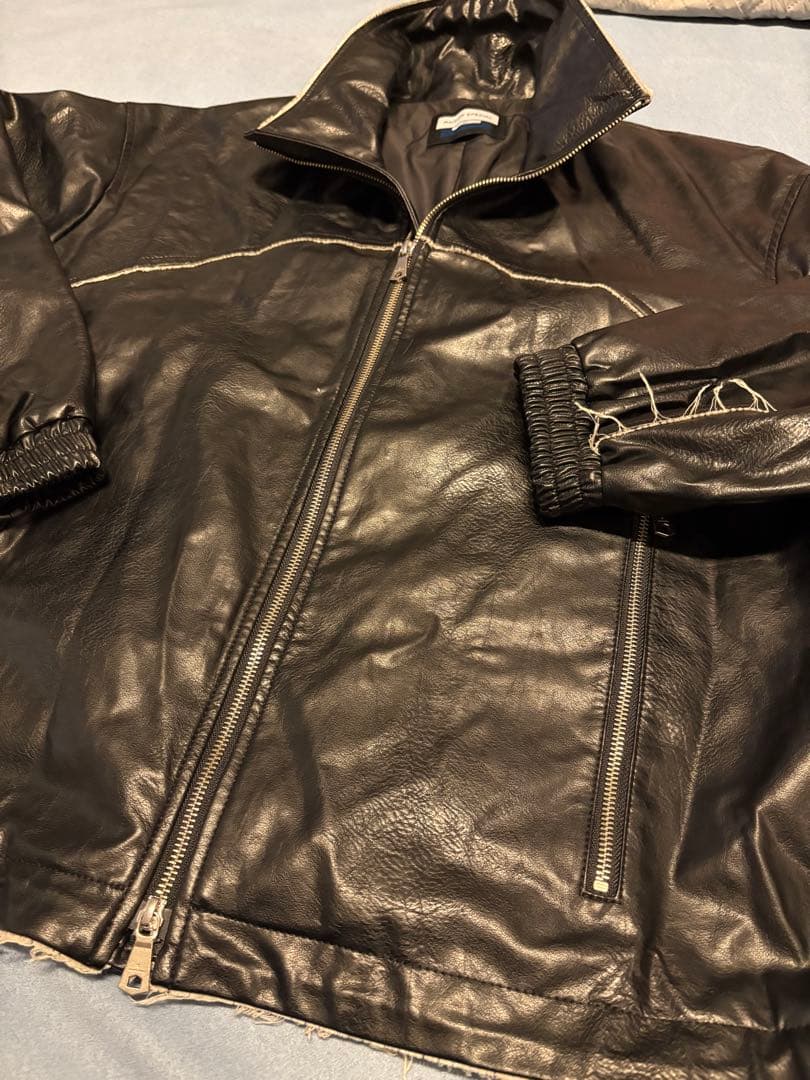 【美品】MAISON SPECIAL レザーブルゾン