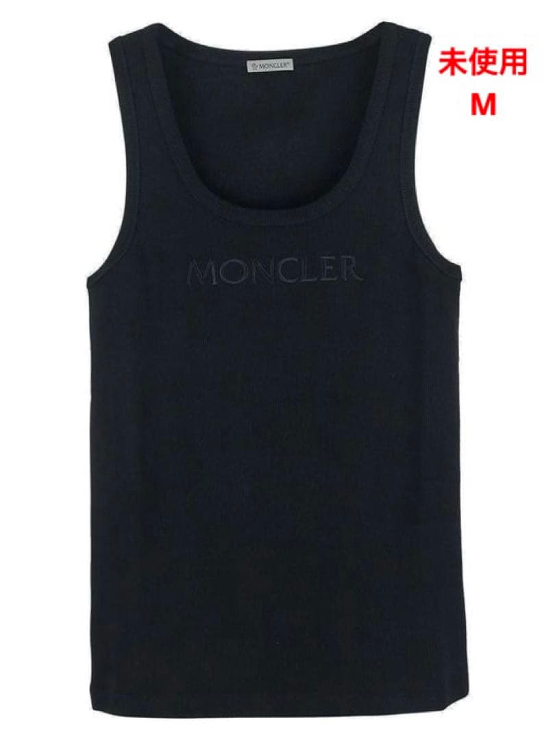 未使用　モンクレール　Top Embroidered Logo Canotta