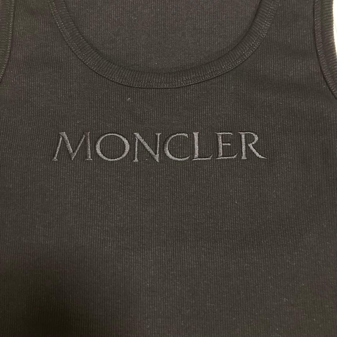 未使用　モンクレール　Top Embroidered Logo Canotta