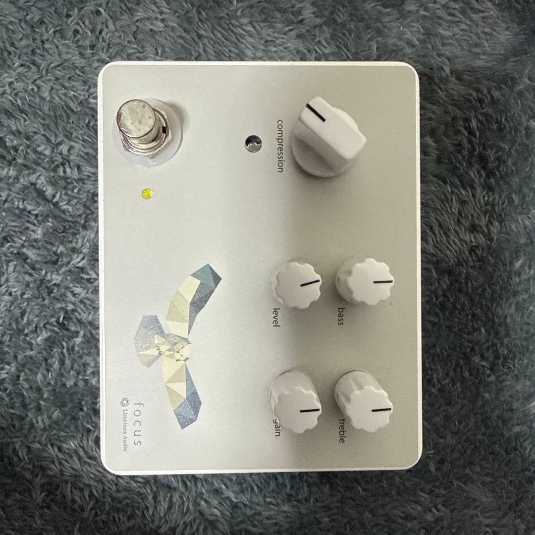 limetone audio focus ギターベース　エフェクター ホワイト