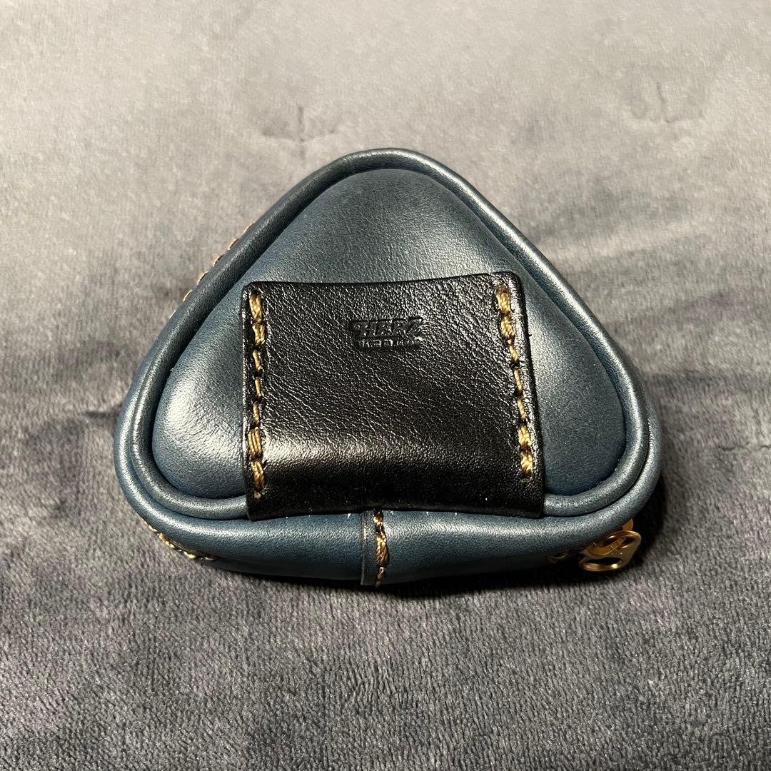 【色の変化などあり】HERZ ヘルツ　おにぎりポーチ　ネイビー