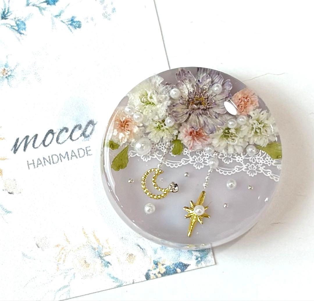 レンジヘアゴム　ポニーフック　ドライフラワー　No.309