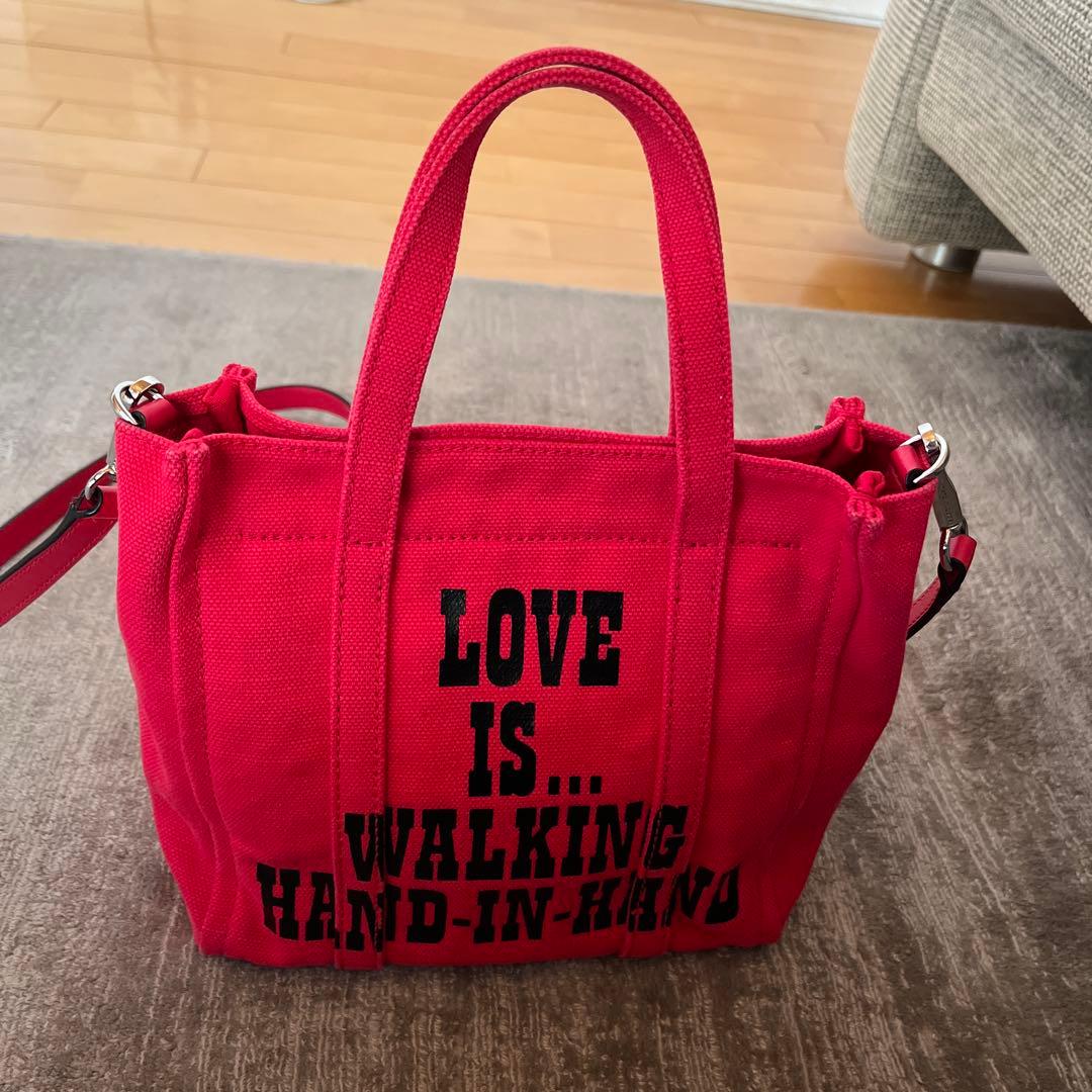 MARC JACOBS THE TAG TOTE PEANUTS ピンク