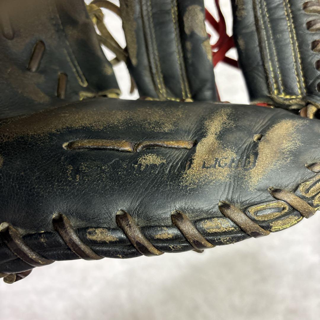 ミズノプロ 硬式用ファーストミット　一般用　左投げ　ブラック　旧ロゴ