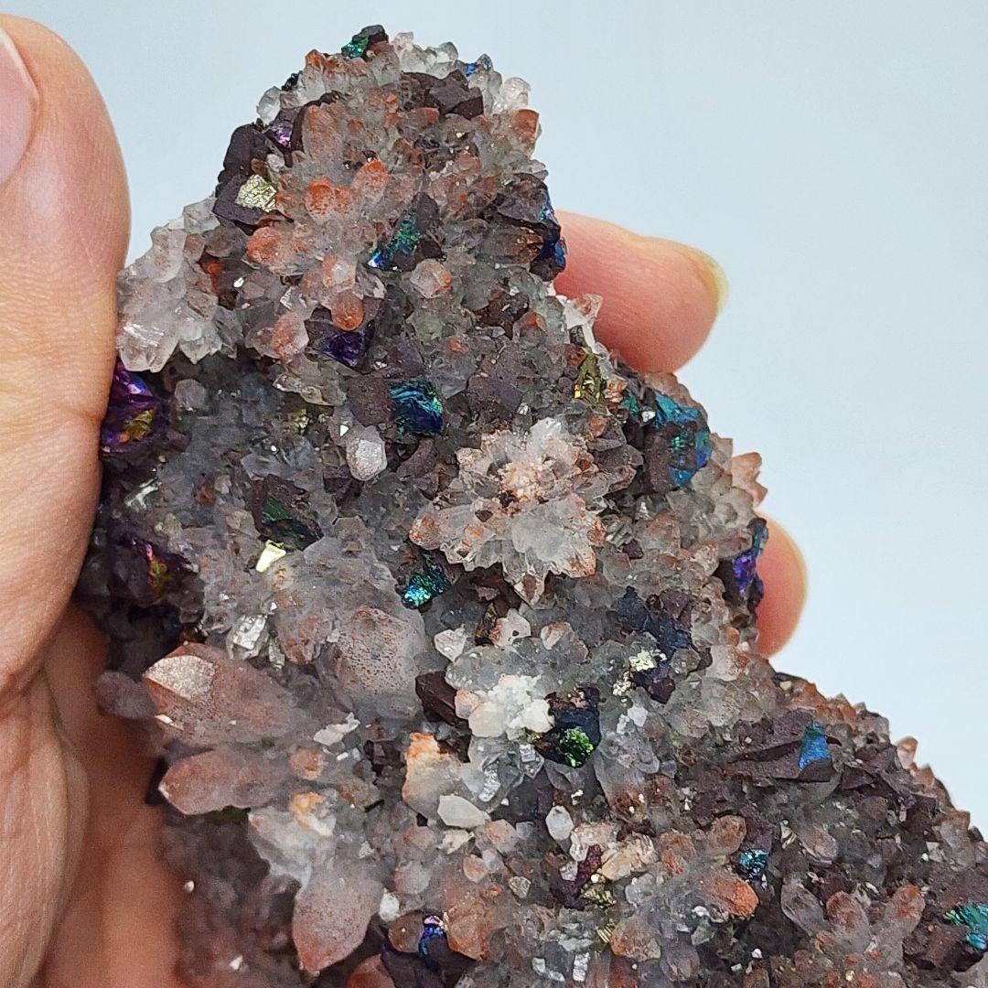 希少！キャルコパイライトクォーツ共生 原石