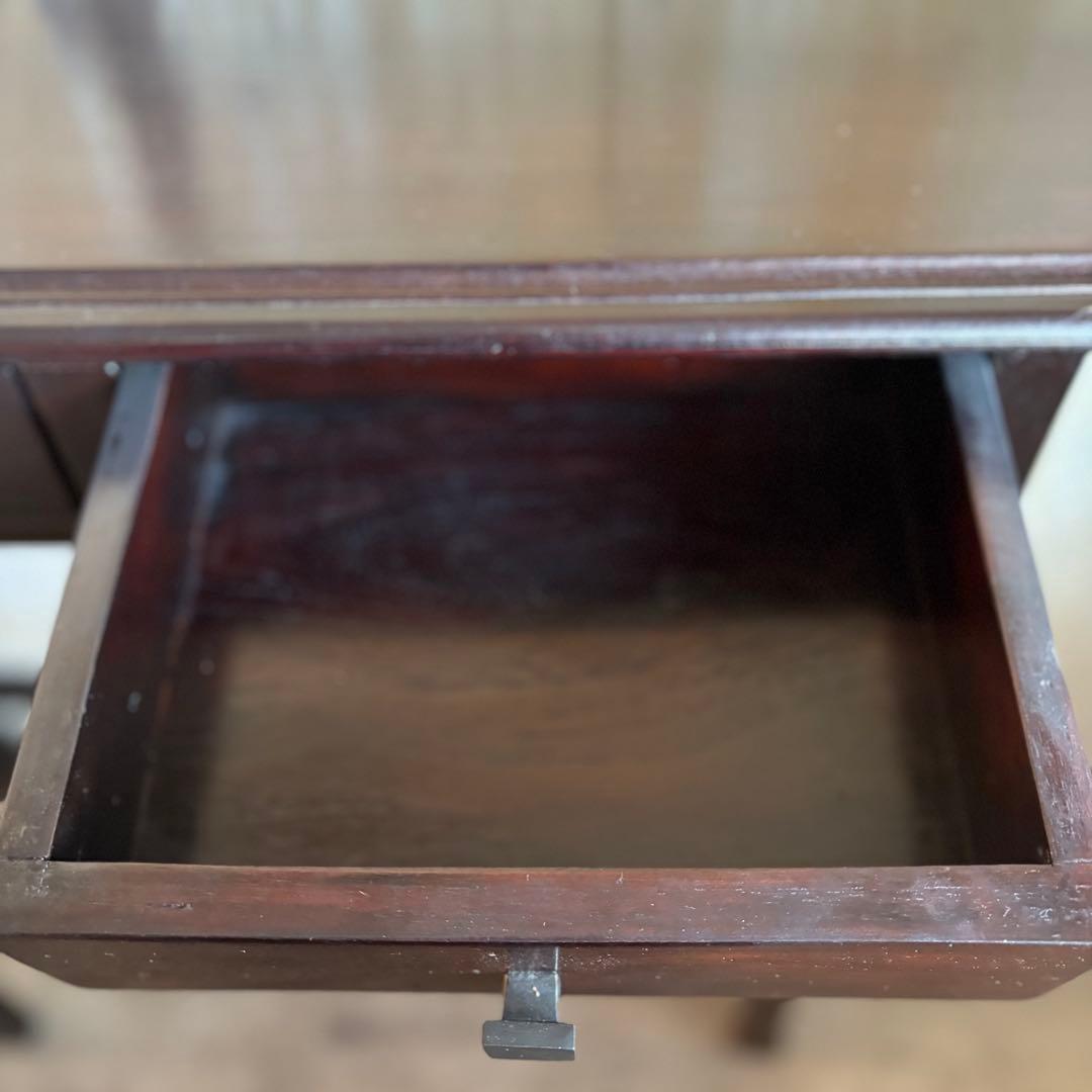 クラシック　コンソールテーブル　無垢材