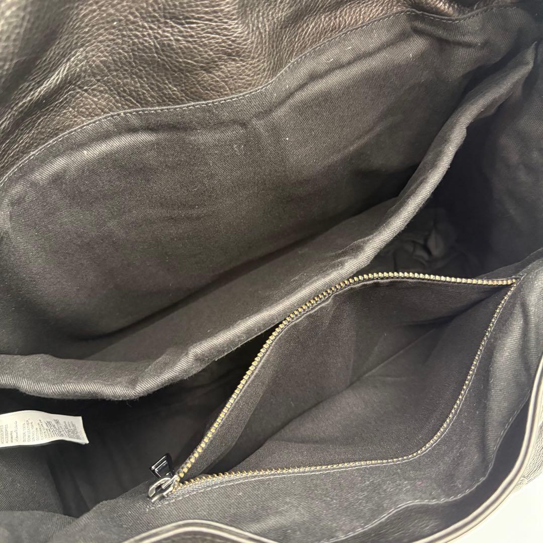 美品　タグ付き ベルスタッフ　オールレザー　メッセンジャー　ショルダーバッグ　黒