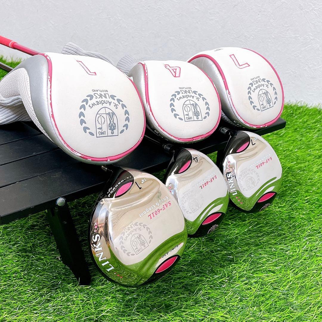 【希少】LINKS レディースレフティ ゴルフクラブセット　女性用　左利き　L