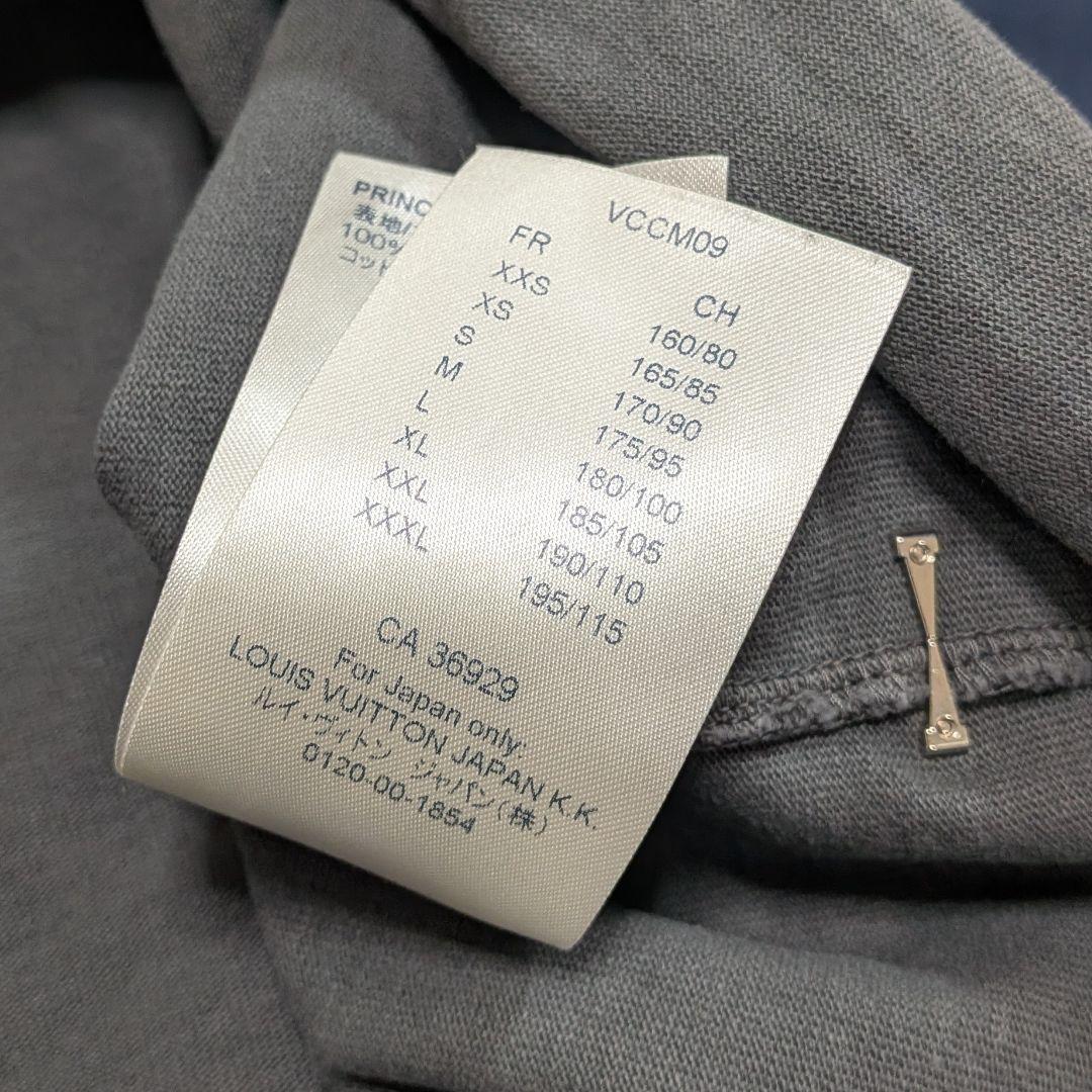 【値下げ】ルイヴィトン 半袖カットソー インサイドアウト ステープルズ 灰 M