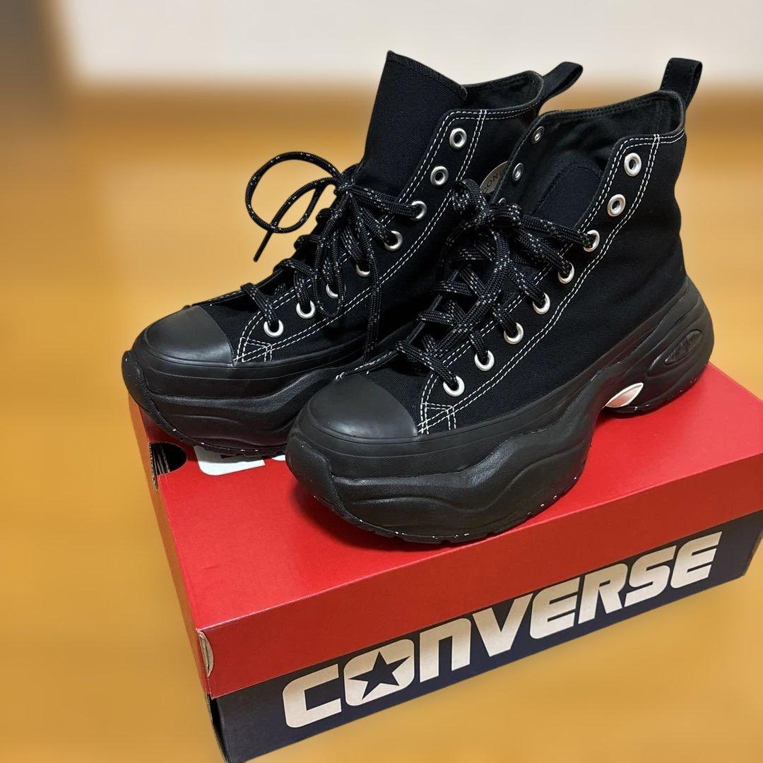 コンバース スニーカー 厚底 オールスター サージトレーナー HI 27 黒