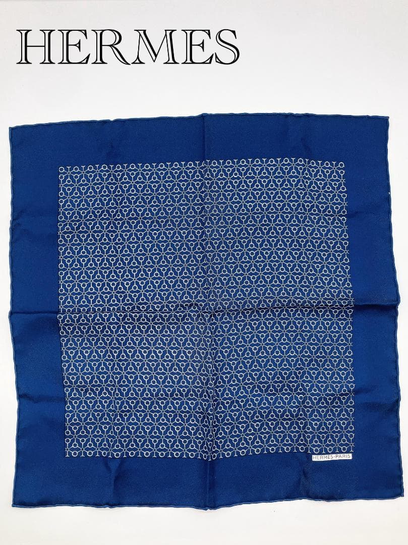 HERMES カレ45 プチカレ ガヴロッシュ シルク スカーフ ハンカチーフ