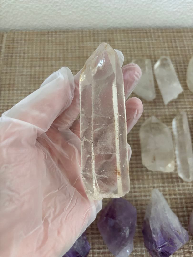 お値下げ！ヒマラヤ水晶 原石 クオーツ パワーストーン 天然石 22個セット