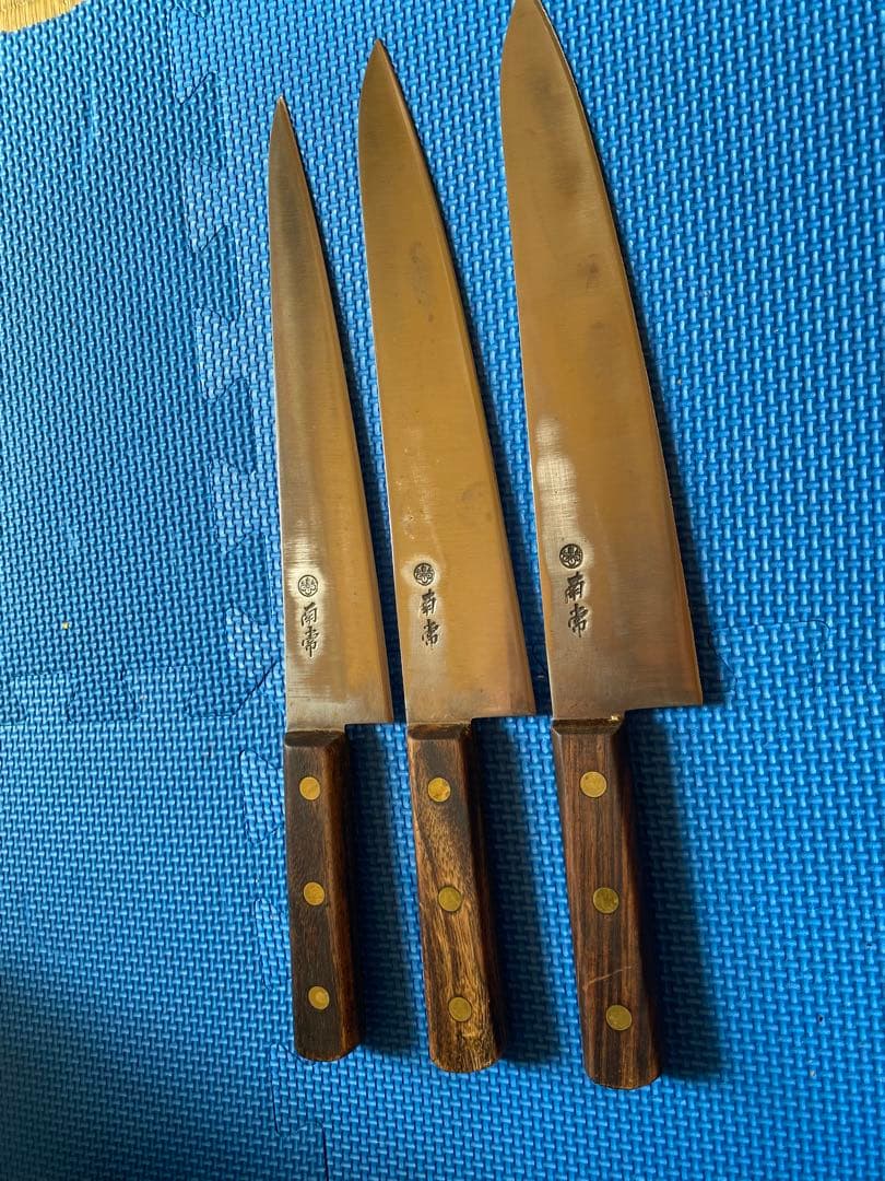 南常　筋引き包丁 3本セット