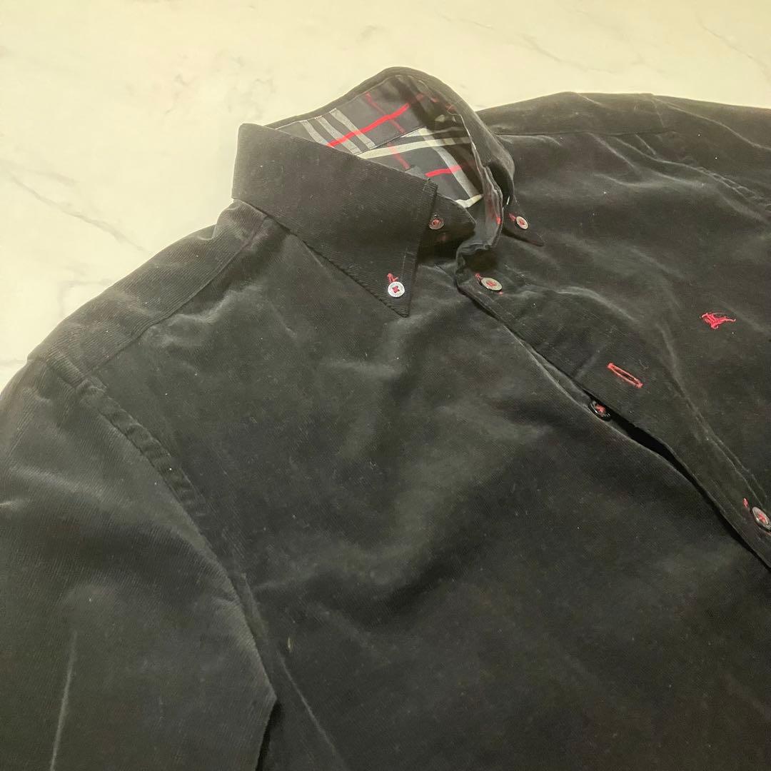 BURBERRY　ブラックレーベル　メンズ　コーディロイシャツ　2
