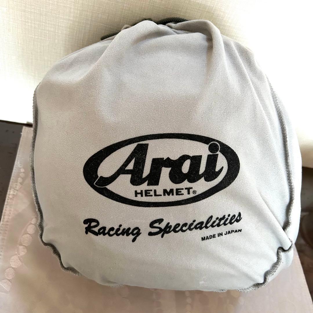 Arai RX-7 RR5 フルフェイスヘルメット グラスホワイト｜外装美品