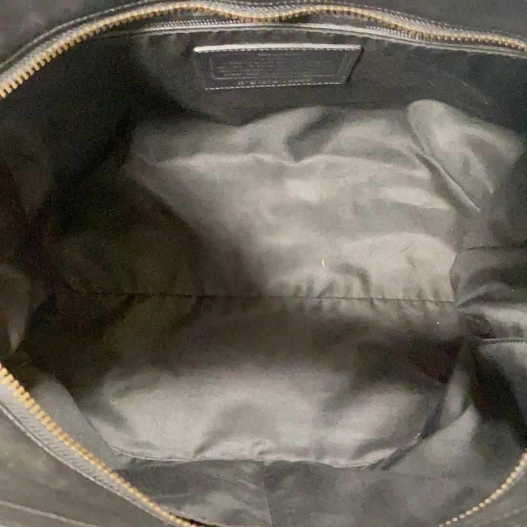 美品✨COACH コーチ トートバッグ 2way ショルダーバッグ A4収納 黒