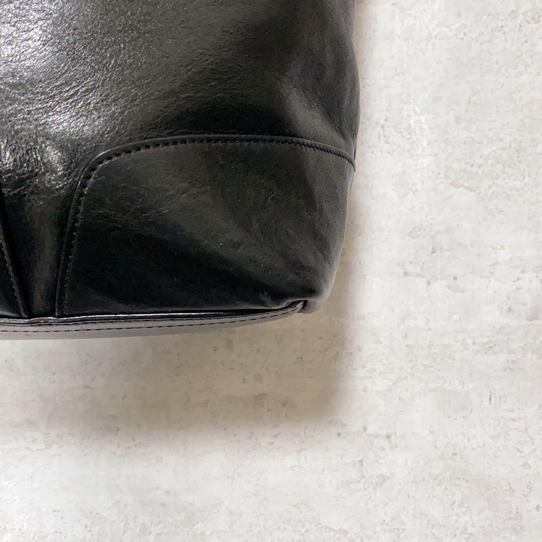 美品✨COACH コーチ トートバッグ 2way ショルダーバッグ A4収納 黒