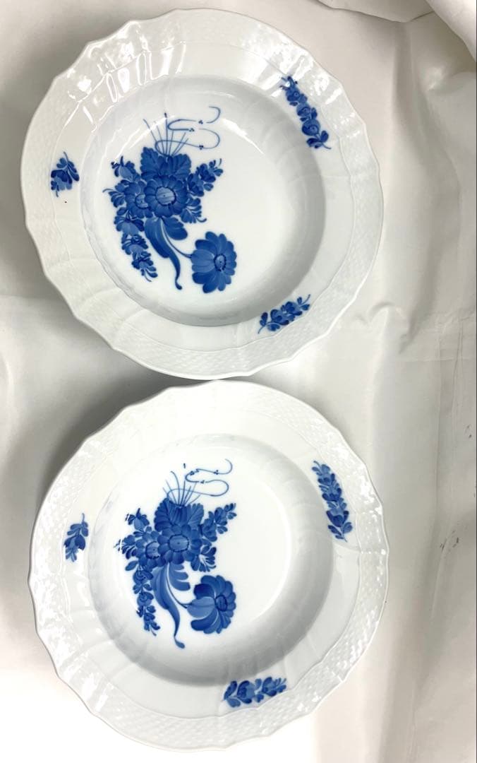 ロイヤルコペンハーゲン・ブルーフラワー カーブ　 スーププレート　お皿