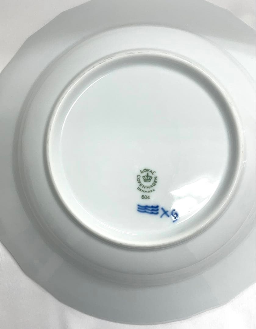 ロイヤルコペンハーゲン・ブルーフラワー カーブ　 スーププレート　お皿