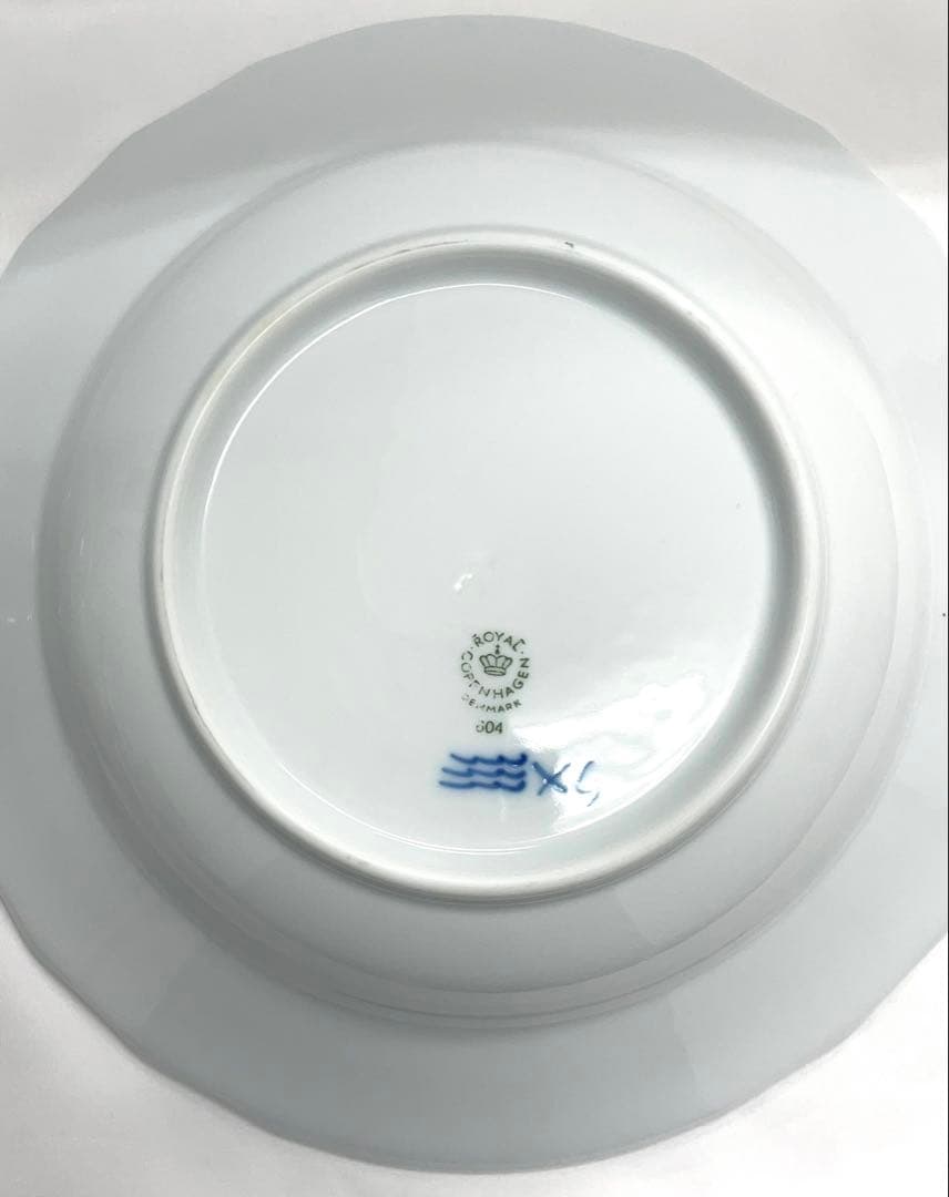 ロイヤルコペンハーゲン・ブルーフラワー カーブ　 スーププレート　お皿