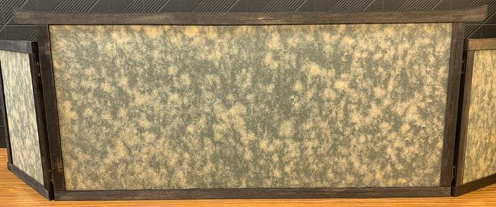 12号　三曲子供柄　屏風　雛人形　道具