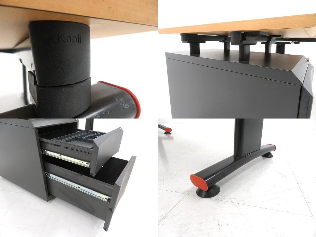 knoll ノール　ビンテージ　L型デスク　書斎机　モダン　エグゼクティブデスク