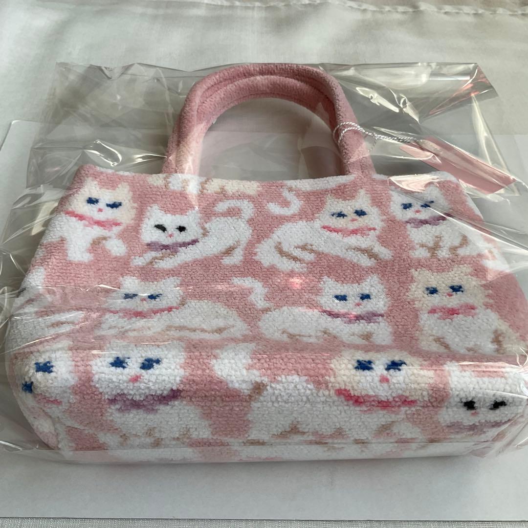 【完売品】フェイラーバッグ＊モフモフネコチャン＊ラッピング済み＊栞付き＊新品