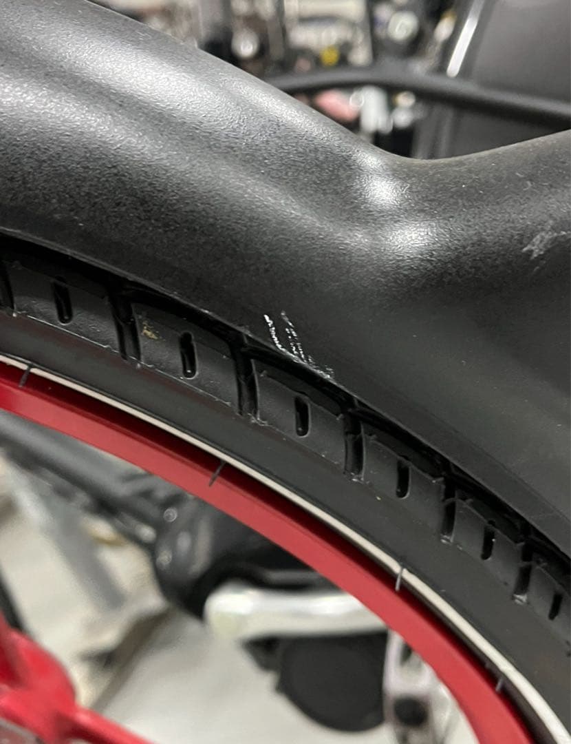 【jazzy3104】HONBIKE/折りたたみ自転車/黒＆赤/