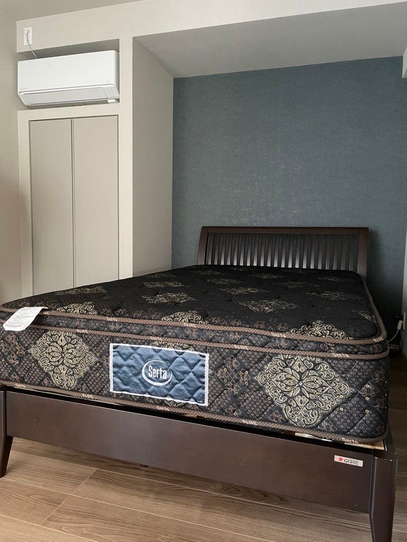 サータ（Serta）セミダブル トラディション ボックストップ6.8 ブラウン