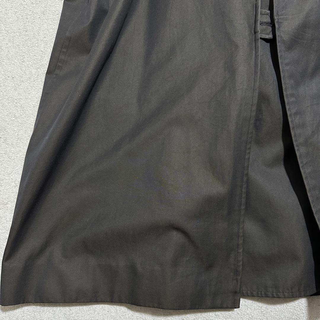 マ*ス様 大きいサイズ✨現行アクアスキュータム　トレンチコート　ブラック　New