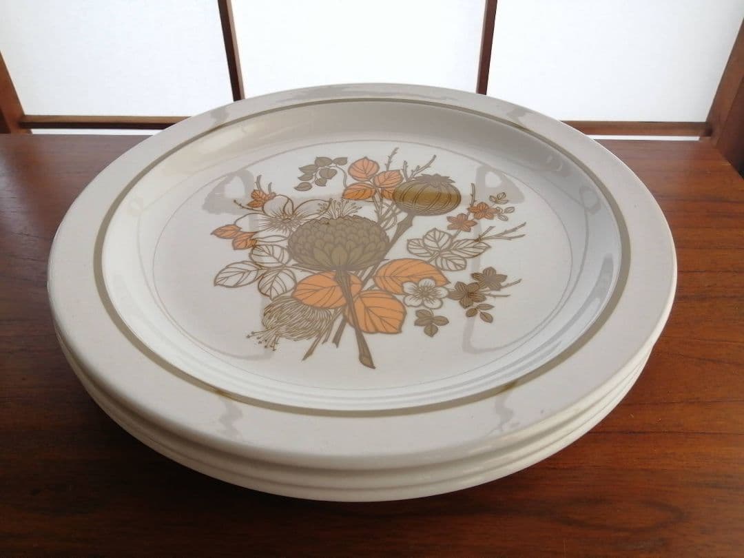 未使用 ビンテージ Midwinter COUNTRYSIDE リム付きプレート