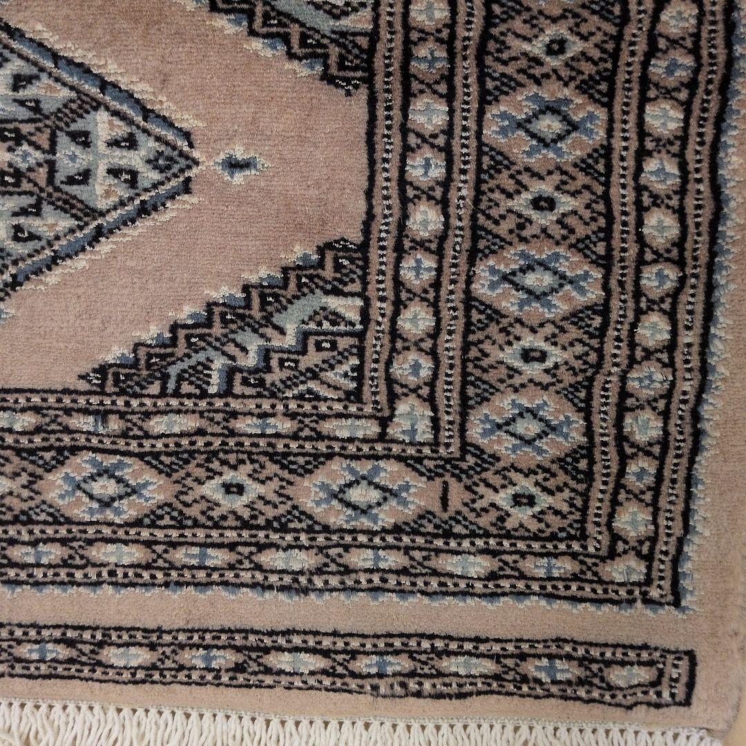 64X89cmパキスタン手織りマット(293)ギャッベ・ペルシャ・じゅうたん