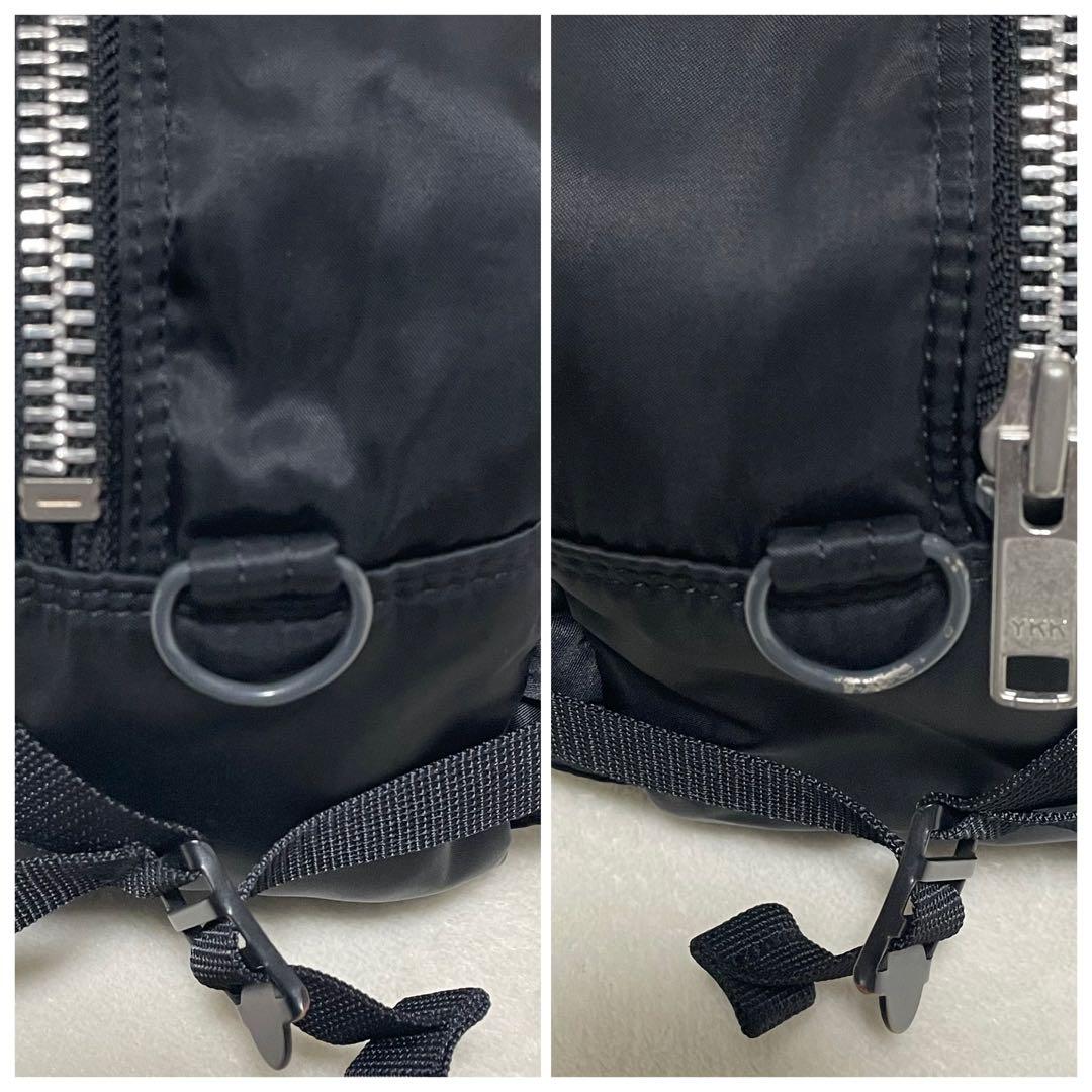 【極美品】PORTER タンカー ボディバッグ ウエストバッグ 黒