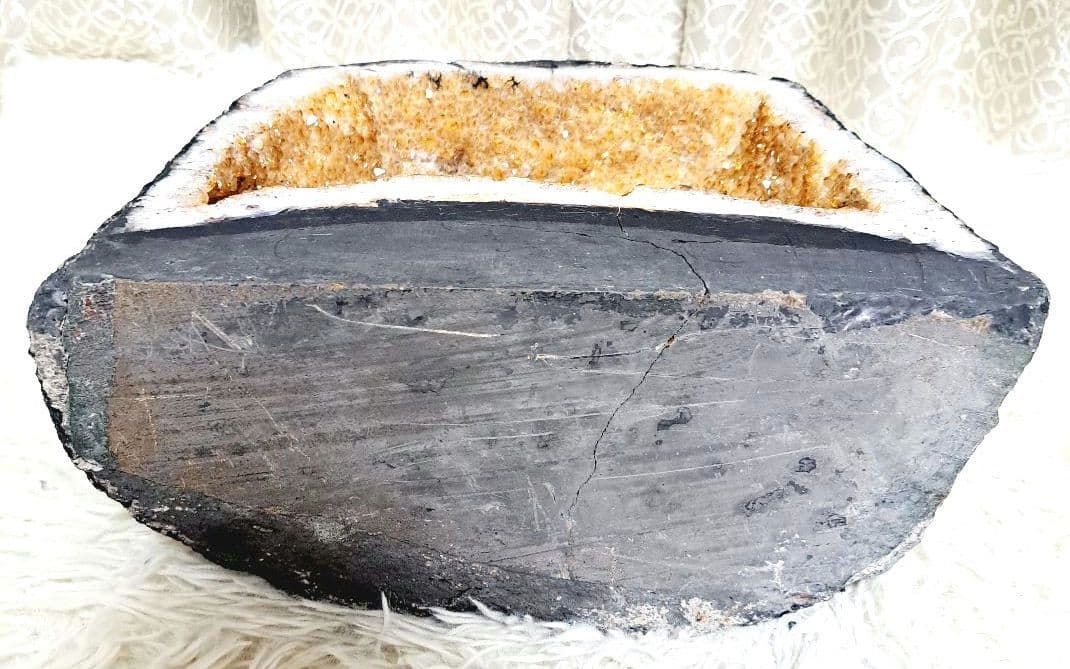 特化　特大　天然石　シトリンドーム　パワーストーン　サークル 12.7キロ