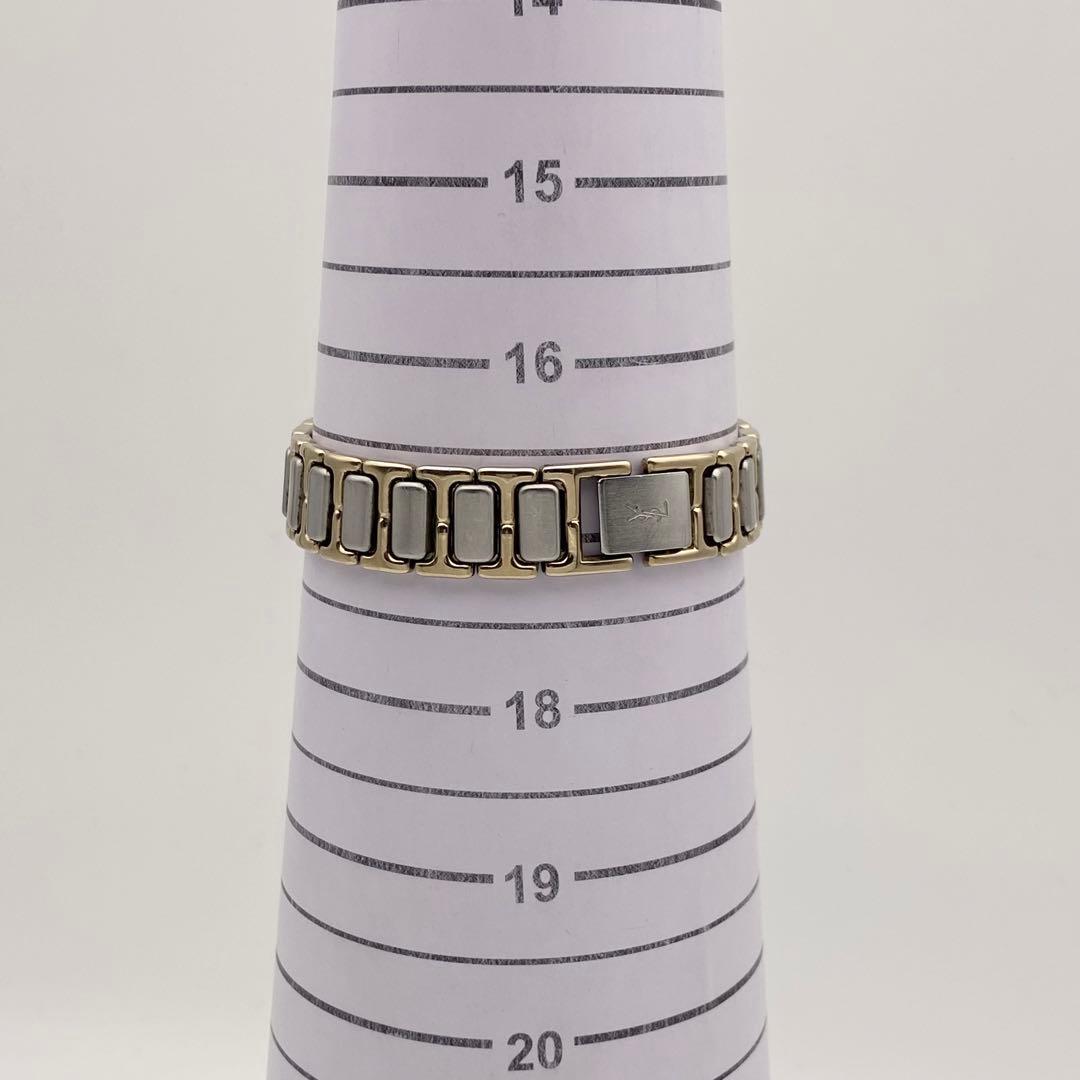 【稼働品】イヴ・サンローラン クォーツ 腕時計 コンビ 2200 新品電池