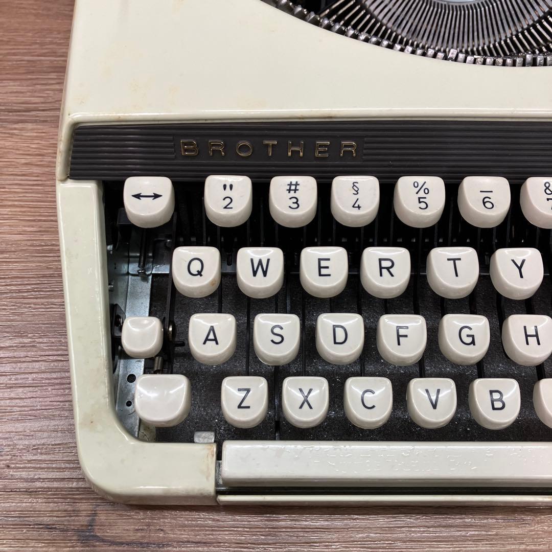 B-5 昭和レトロ 希少 Brother ブラザー タイプライター 文具 雑貨